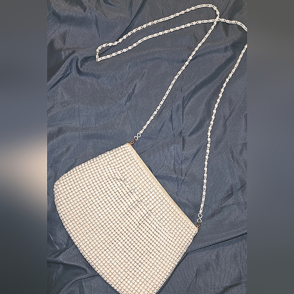 Vintage Aluminium 1950's Mesh Cross Body Bag.